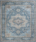 Cala Hand Knotted Wool Area Rug Blue