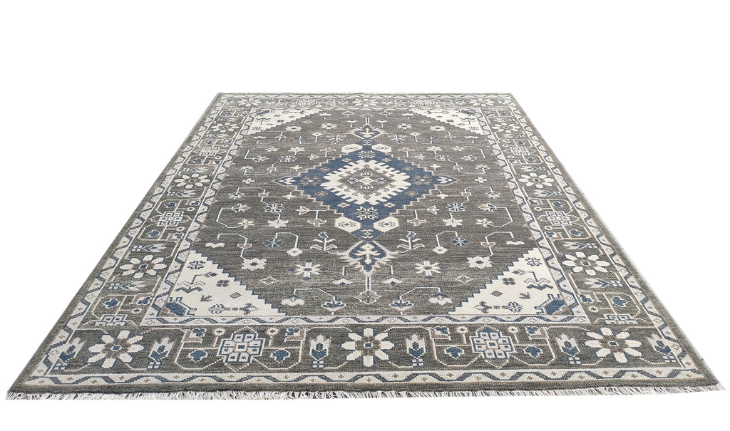 Anadolu Hand Knotted Wool Rug Cocoa Brown