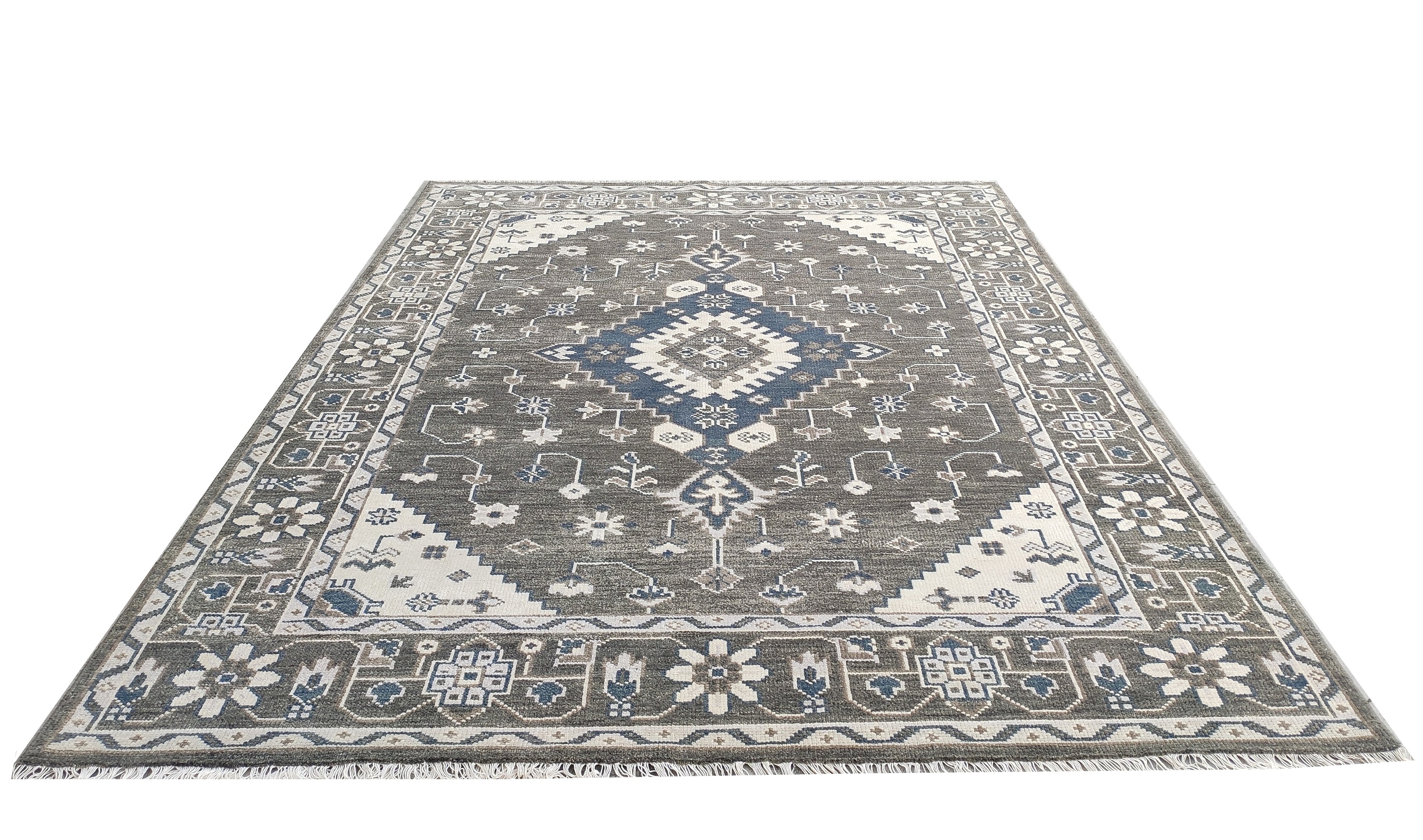Anadolu Hand Knotted Wool Rug Cocoa Brown