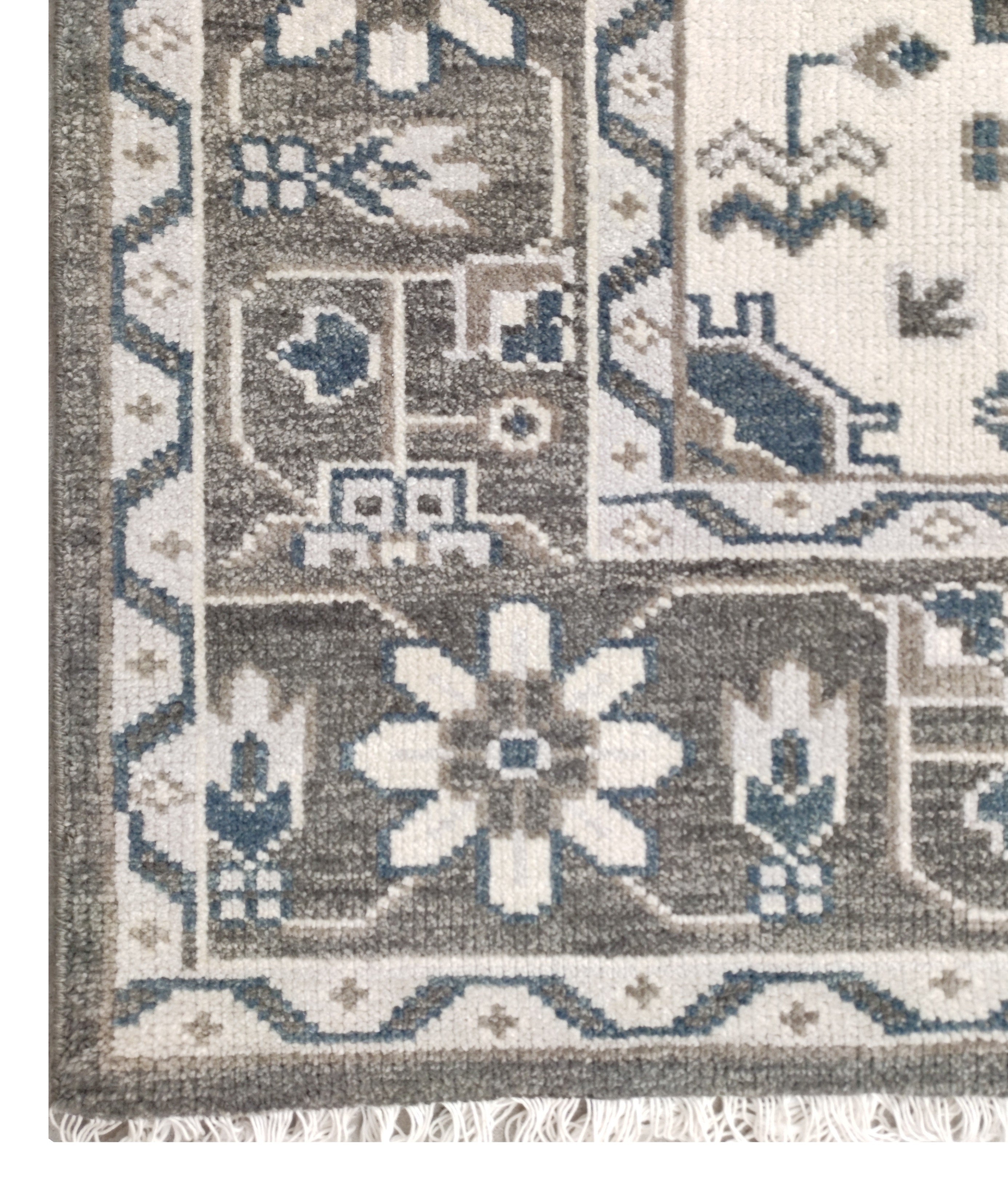 Anadolu Hand Knotted Wool Rug Cocoa Brown