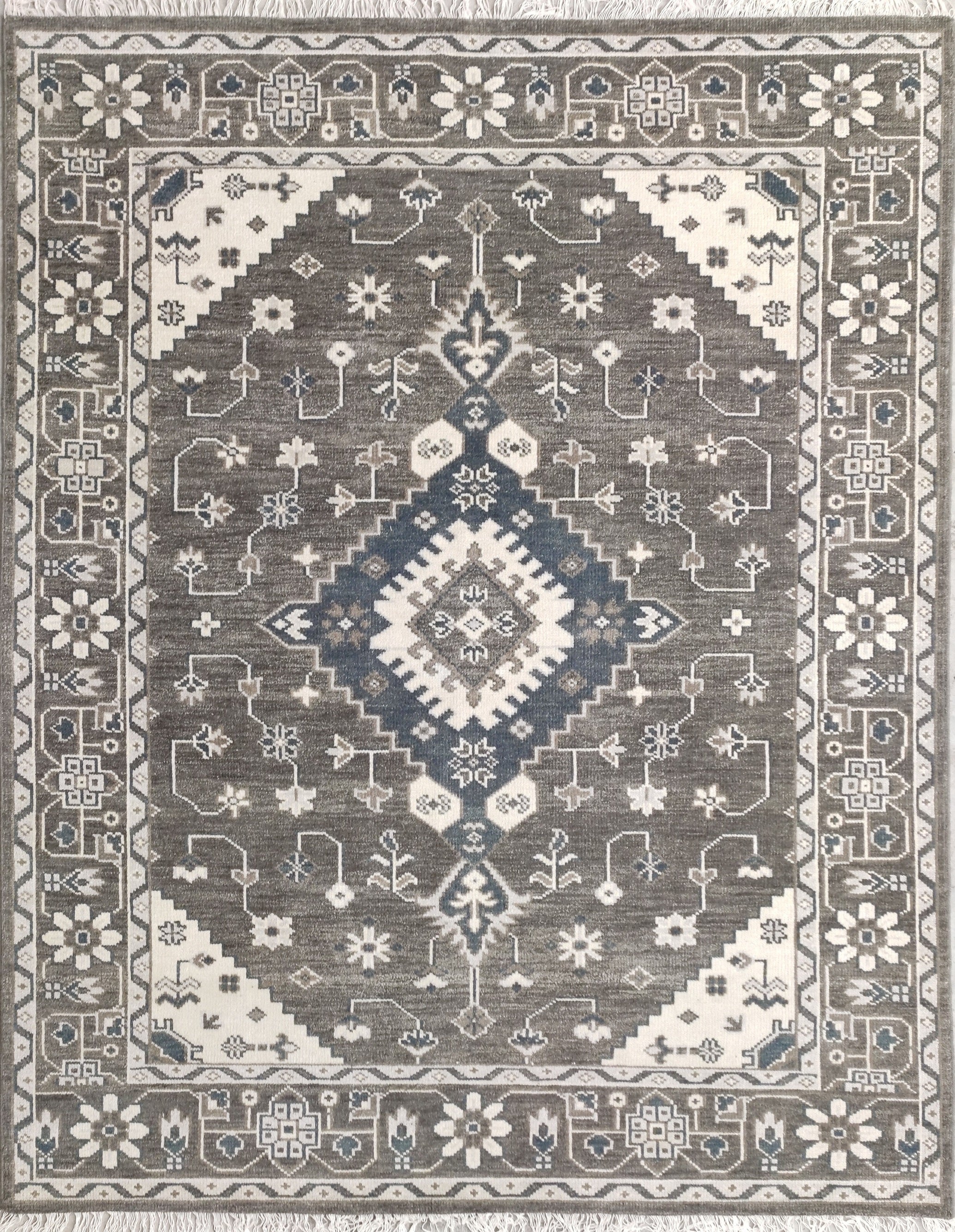 Anadolu Hand Knotted Wool Rug Cocoa Brown