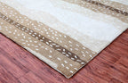 Antelope Hand Tufted Wool Area Rug Beige