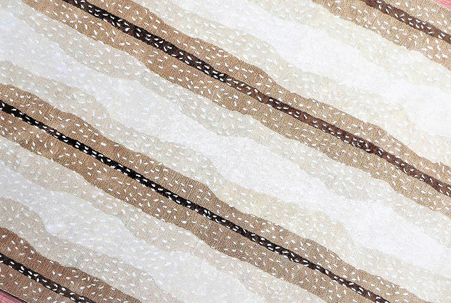 Antelope Hand Tufted Wool Area Rug Beige