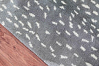 Antelope Hand Tufted Wool Area Rug Grey
