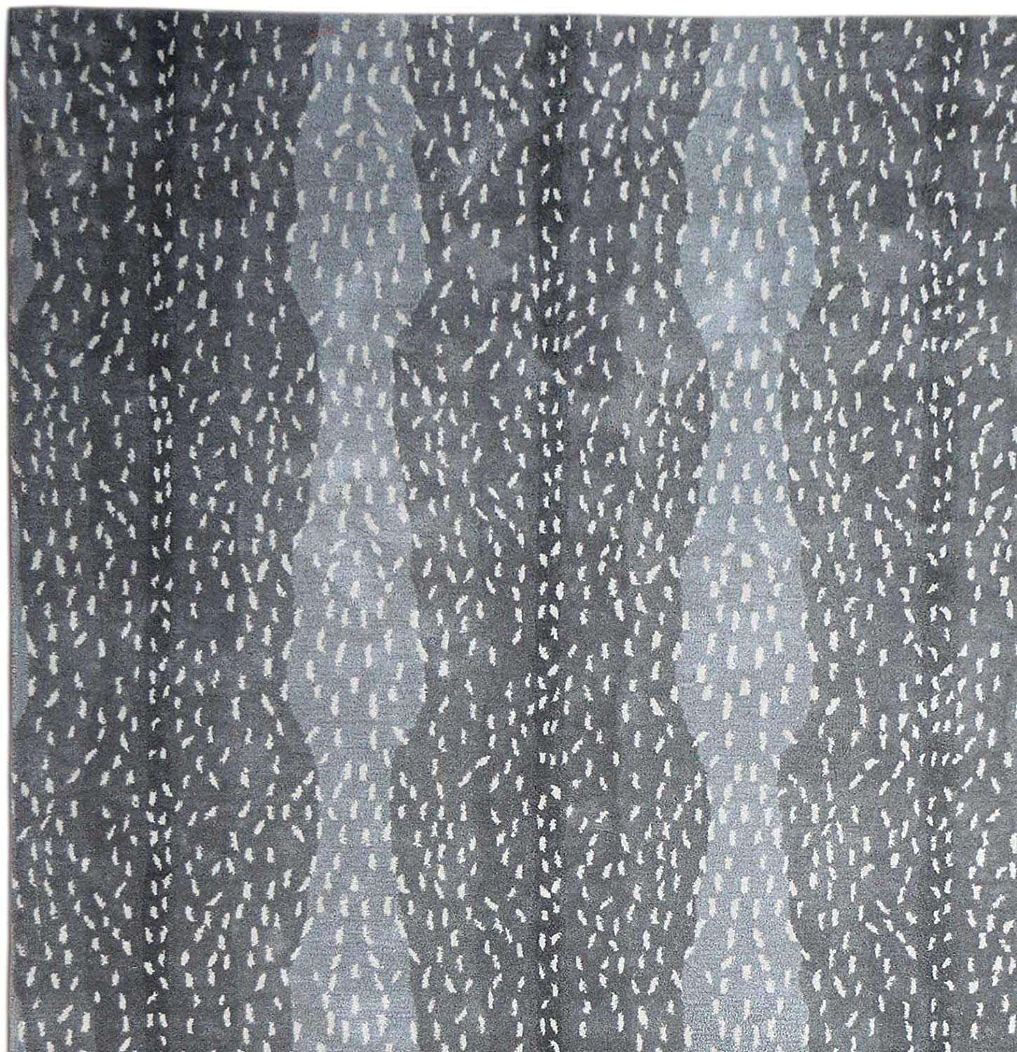 Antelope Hand Tufted Wool Area Rug Grey