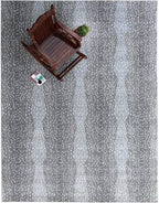 Antelope Hand Tufted Wool Area Rug Grey