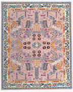 Avery Floral Hand Tufted Wool Rug Pink