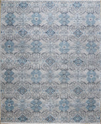 Baatha Hand Knotted Wool Rug Beige