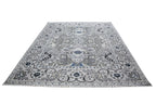 Beena Hand Knotted Wool Rug Grey