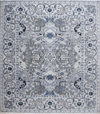 Beena Hand Knotted Wool Rug Grey