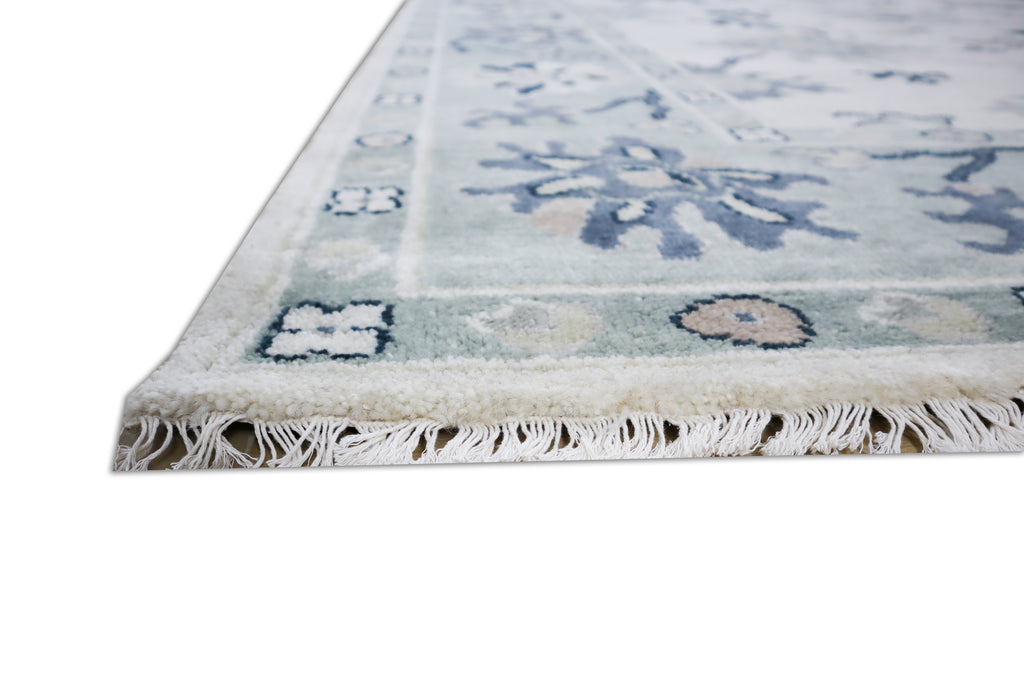 Billie Hand Knotted Wool Rug Ivory