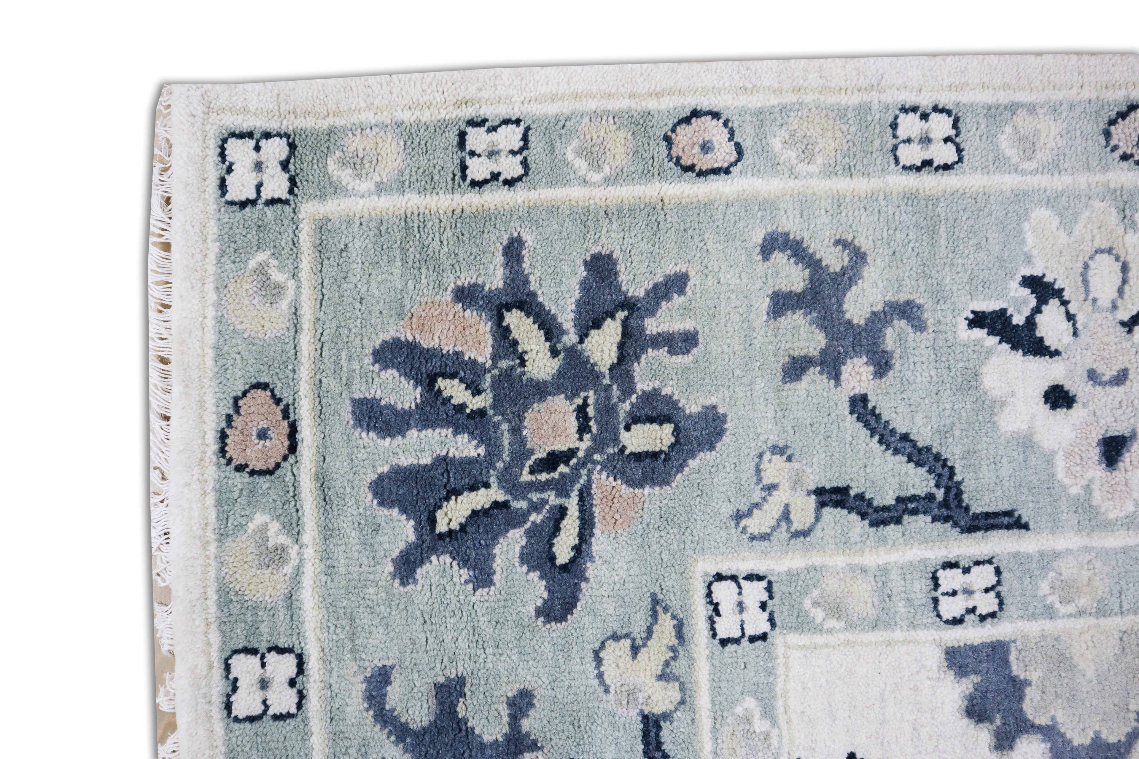 Billie Hand Knotted Wool Rug Ivory