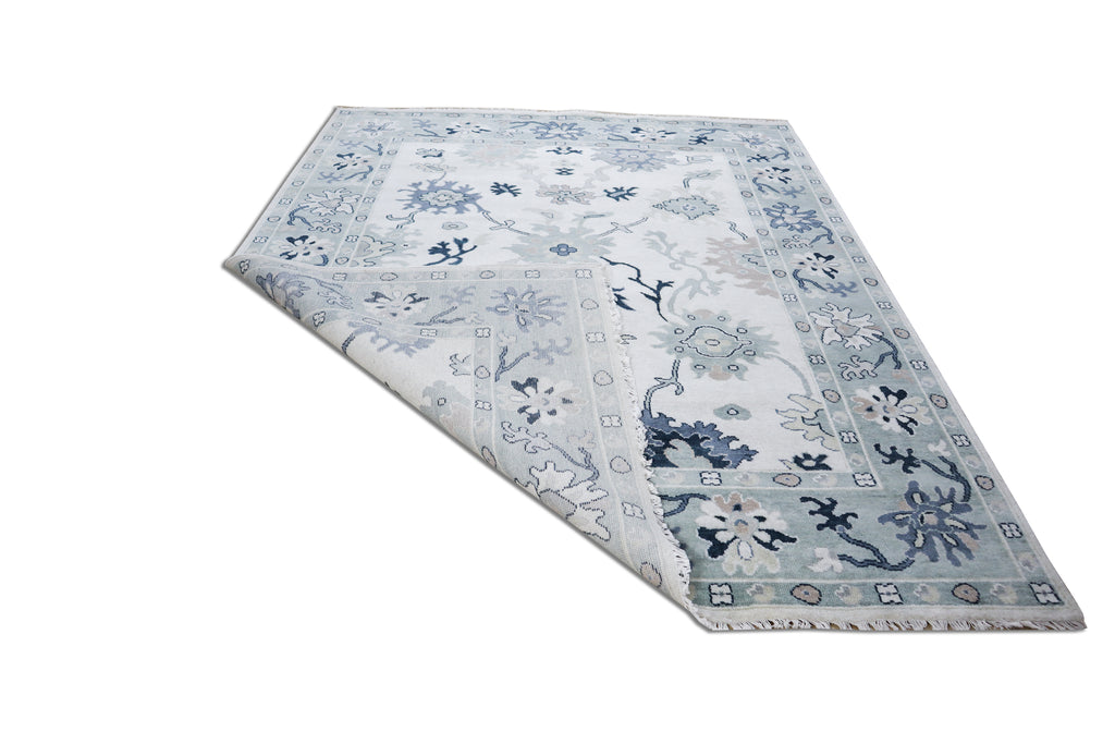 Billie Hand Knotted Wool Rug Ivory