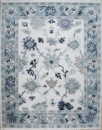 Billie Hand Knotted Wool Rug Ivory