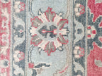 Blossom Hand Knotted Area Rug Red