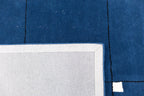 Blue Fantasy Hand Tufted Wool Rug
