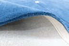 Blue Fantasy Hand Tufted Wool Rug