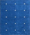Blue Fantasy Hand Tufted Wool Rug