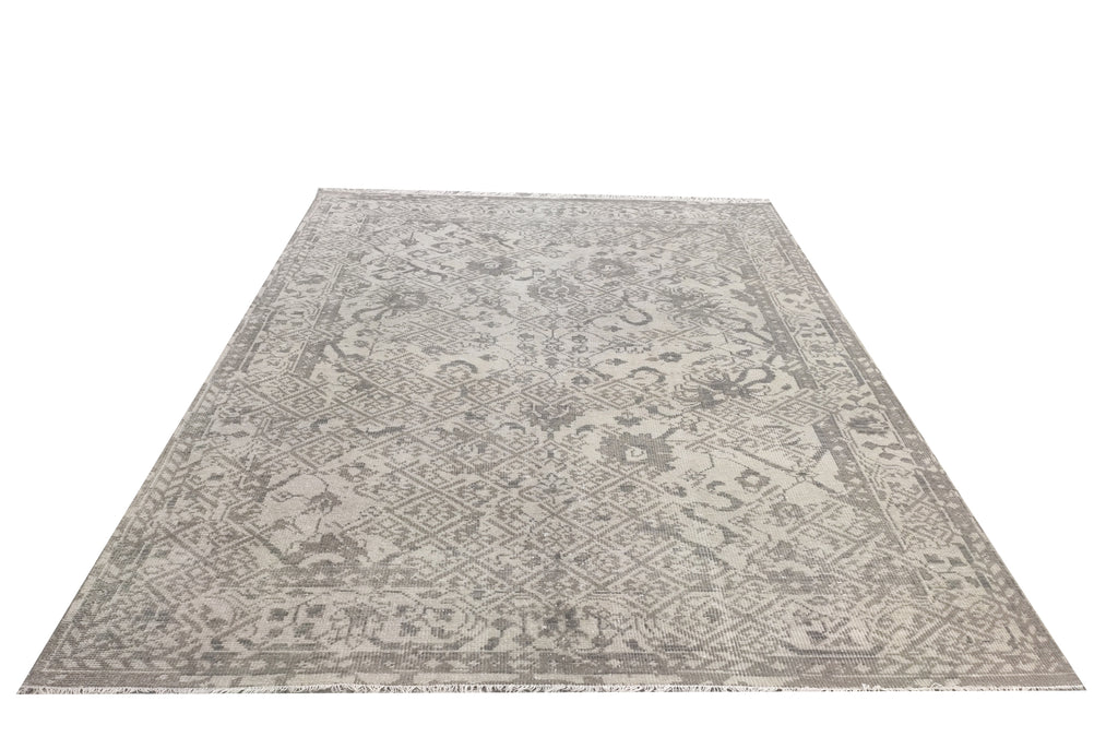 Bollen Hand Knotted Wool Rug Beige