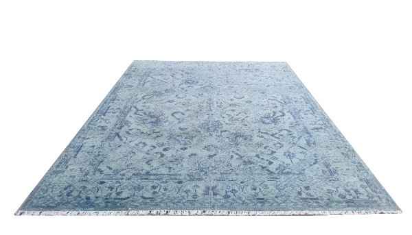 Bollen Hand Knotted Wool Rug Blue