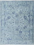 Bollen Hand Knotted Wool Rug Blue