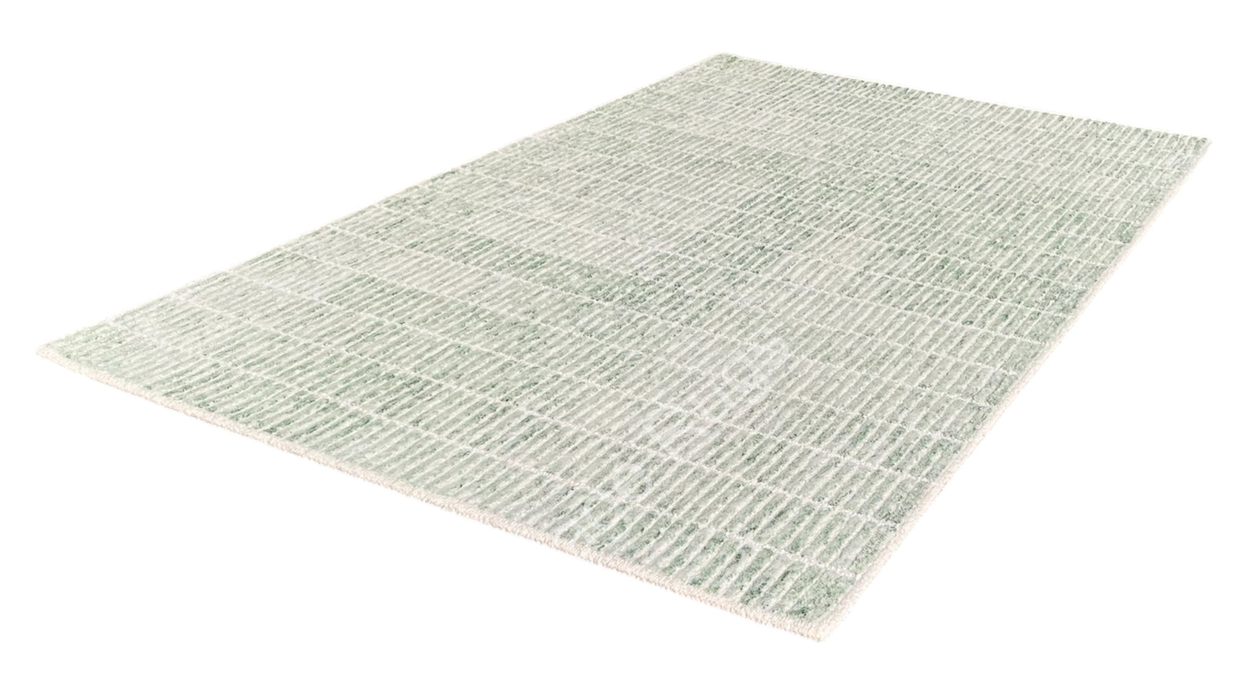 Capitola Hand Tufted Wool Rug Light Green