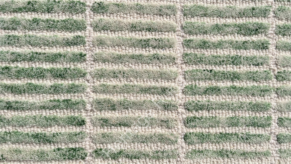 Capitola Hand Tufted Wool Rug Light Green