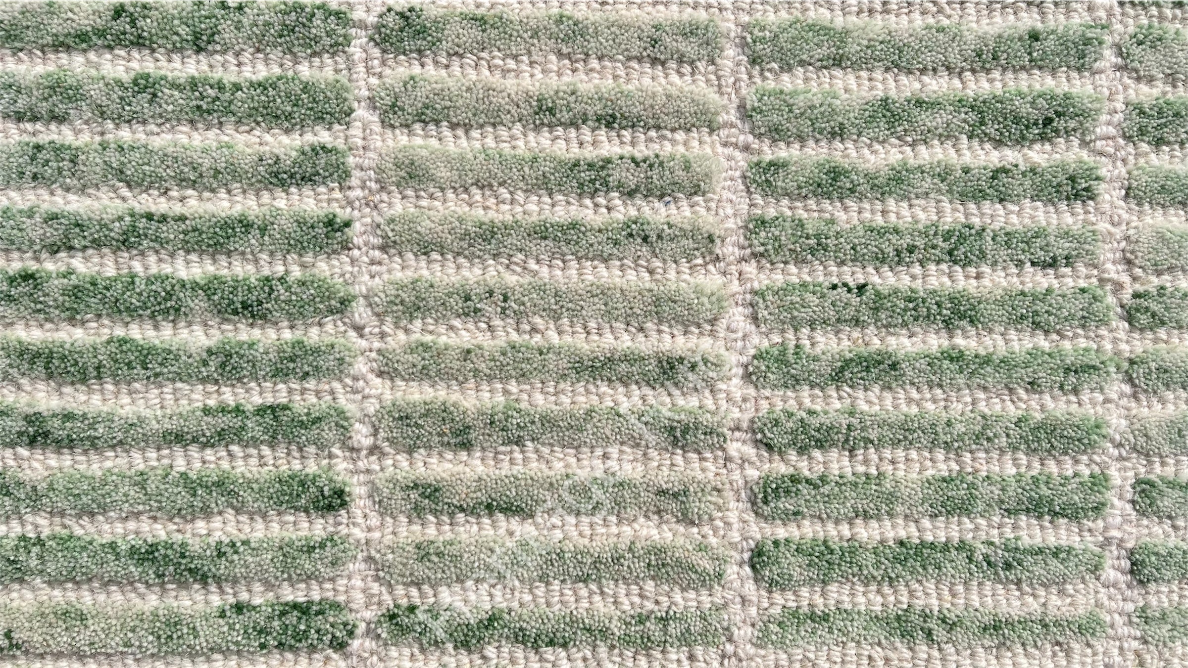 Capitola Hand Tufted Wool Rug Light Green