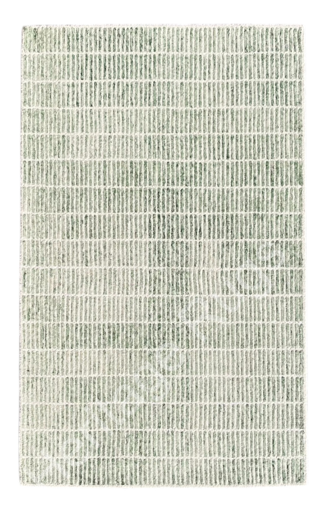 Capitola Hand Tufted Wool Rug Light Green