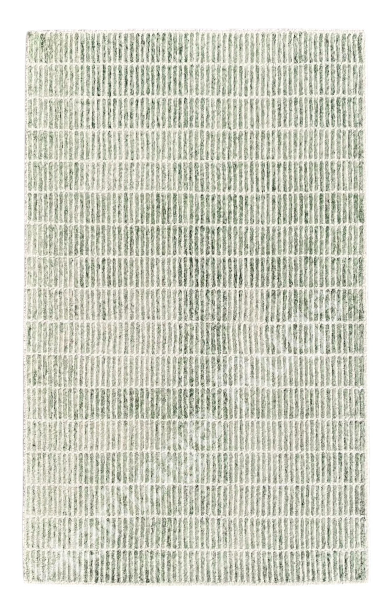 Capitola Hand Tufted Wool Rug Light Green