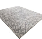 Davey Moroccan Style Hand Knotted Wool Rug Ivory