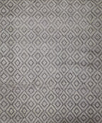 Davey Moroccan Style Hand Knotted Wool Rug Ivory