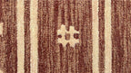 Brown Tribal Southwest Rug | Geometric Striped Wool Rug
