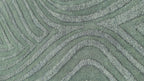 Faux Bois Hand Tufted Wool Viscose Rug Sage Green