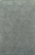 Faux Bois Hand Tufted Wool Viscose Rug Sage Green