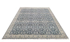 Freja Hand Knotted Wool Rug Grey Blue