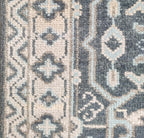 Freja Hand Knotted Wool Rug Grey Blue