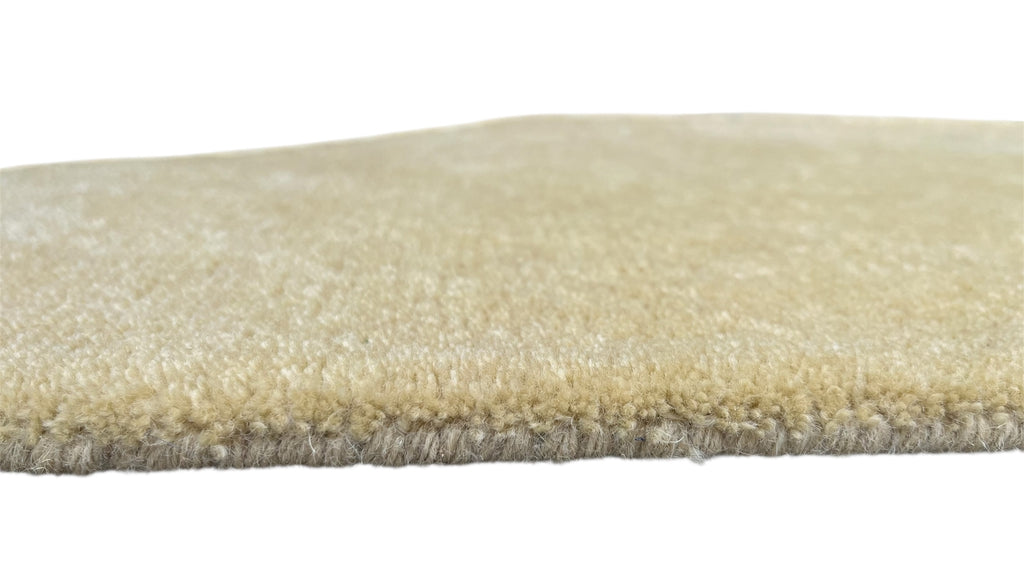 Geo Irregular Abstract Hand Tufted Wool Rug Beige