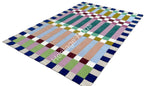 Haxton Plaid Hand Tufted Wool Rug Multicolor