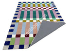 Haxton Plaid Hand Tufted Wool Rug Multicolor