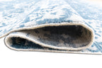 Tidal Cipher – Teal Blue & Misty Blue Hand-Knotted Wool Rug