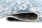 Tidal Cipher – Teal Blue & Misty Blue Hand-Knotted Wool Rug