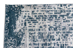 Caspian Blue & Ivory Hand-Knotted Wool Rug | Modern Abstract Area Rug