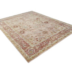 Jaipur Turkish Knot Hand Knotted Wool Rug Pink