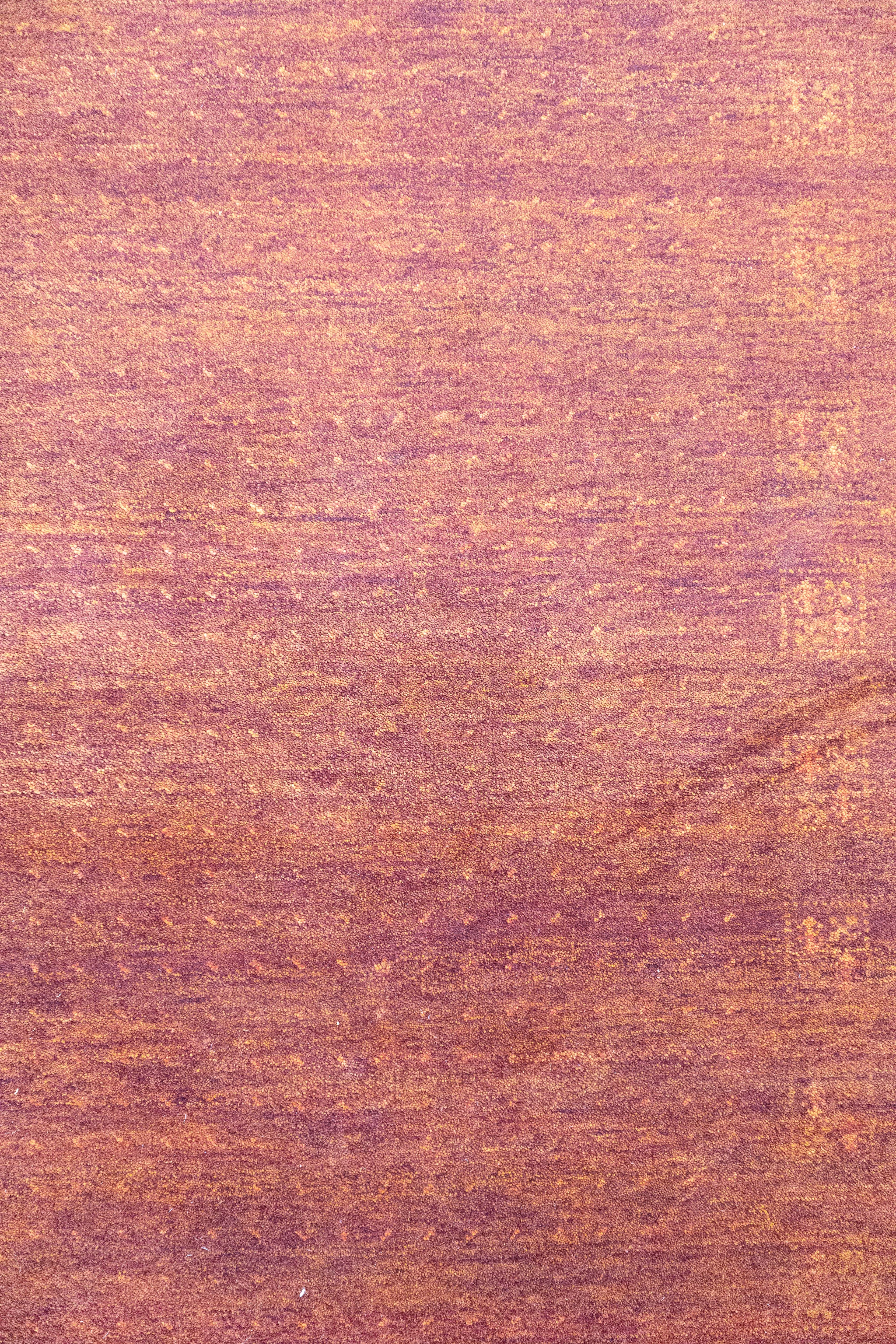Jiggy Gabbeh Hand Knotted Wool Rug Rust Red
