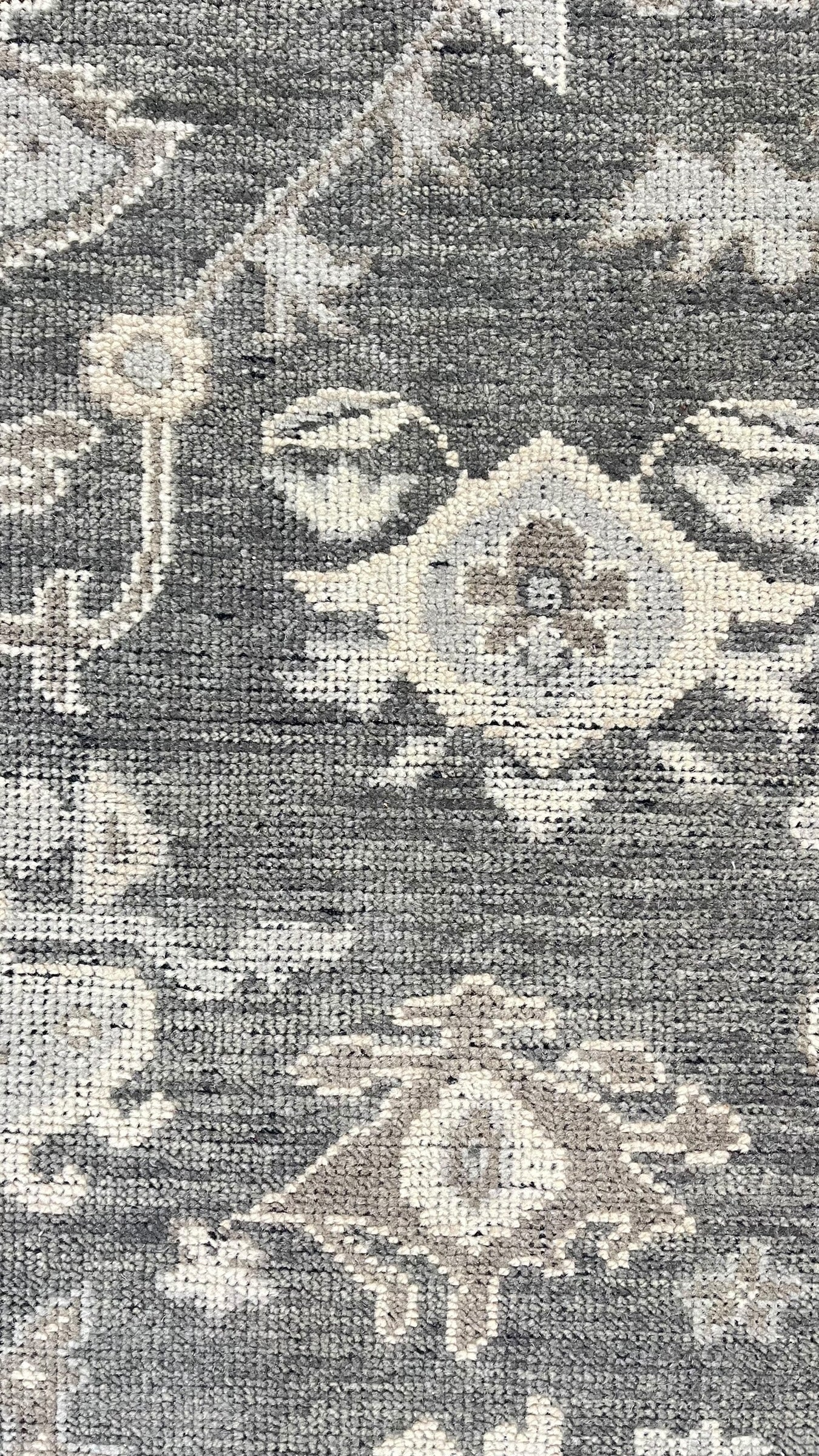 Logan Hand Knotted Wool Rug Charcoal