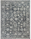 Logan Hand Knotted Wool Rug Charcoal