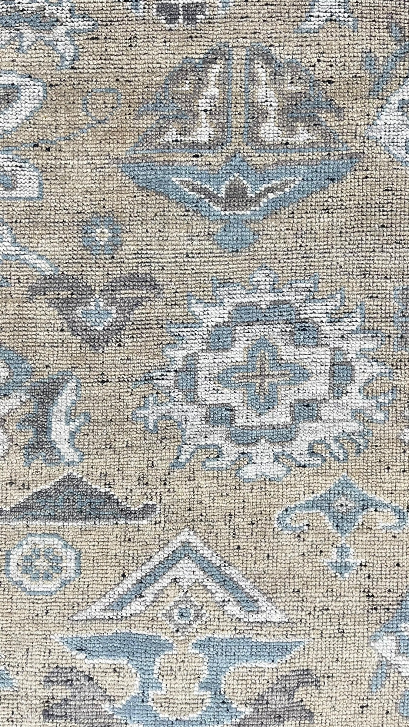 Logan Hand Knotted Wool Rug Sand Beige