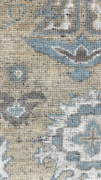 Logan Hand Knotted Wool Rug Sand Beige
