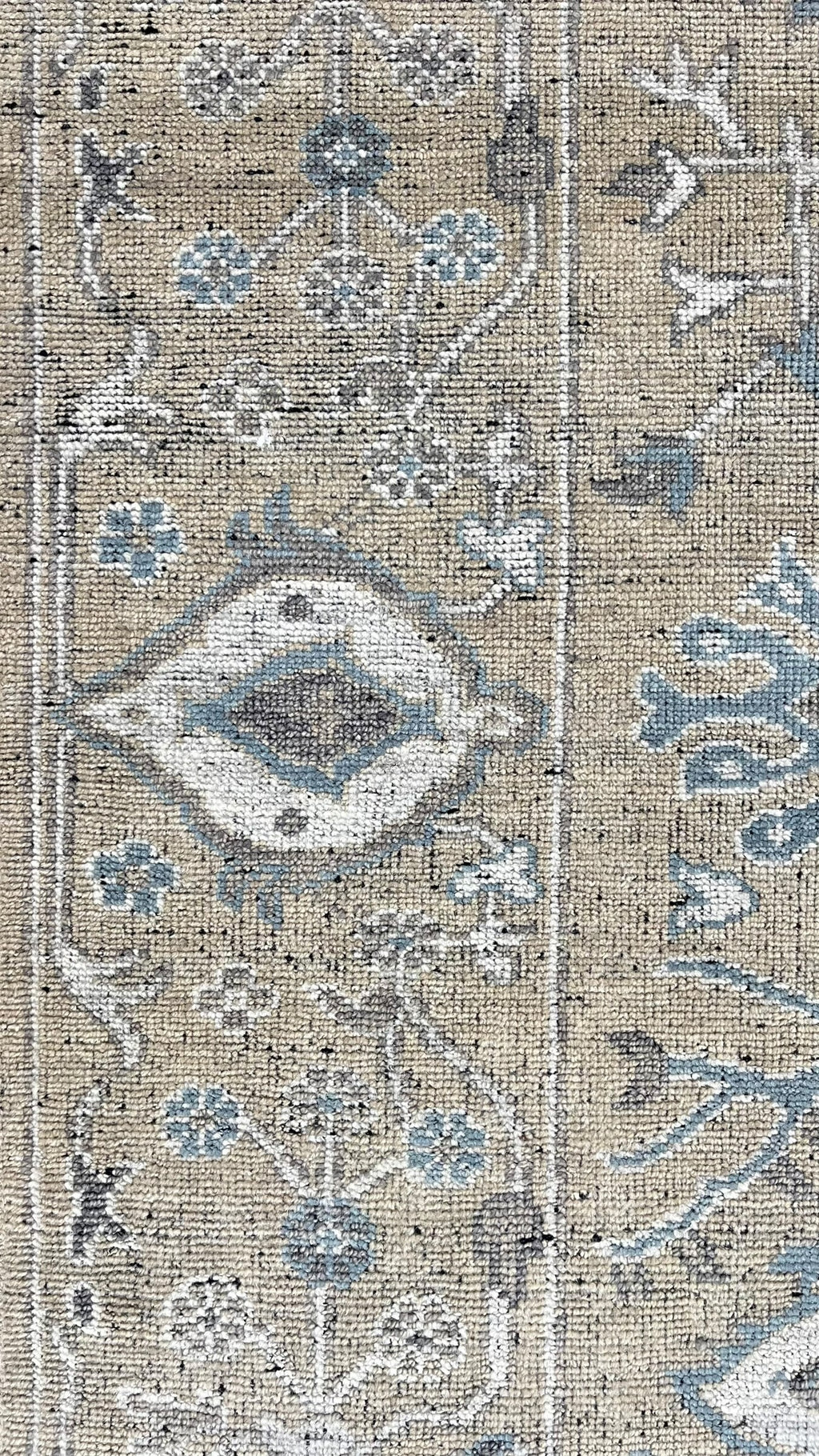 Logan Hand Knotted Wool Rug Sand Beige